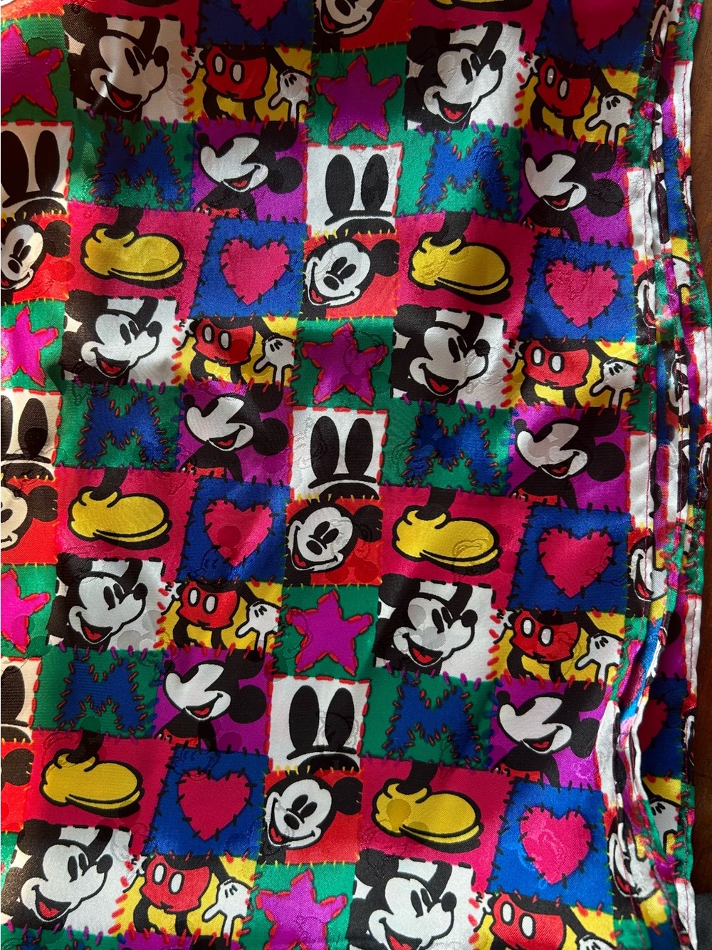 Mickey Mouse Vibrant Multi-Color Scarf